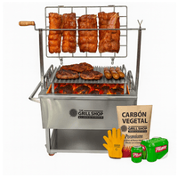 Caja China Mediana 3 en 1 Acero inoxidable Guantes carbón cerveza