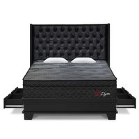 Dormitorio Dijon Con 4 Cajones King Laqueado