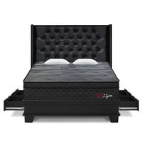 Dormitorio Dijon Con 4 Cajones Queen Laqueado