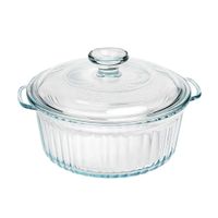 Cacerola Vidrio Redonda para hornear 1.6 litros