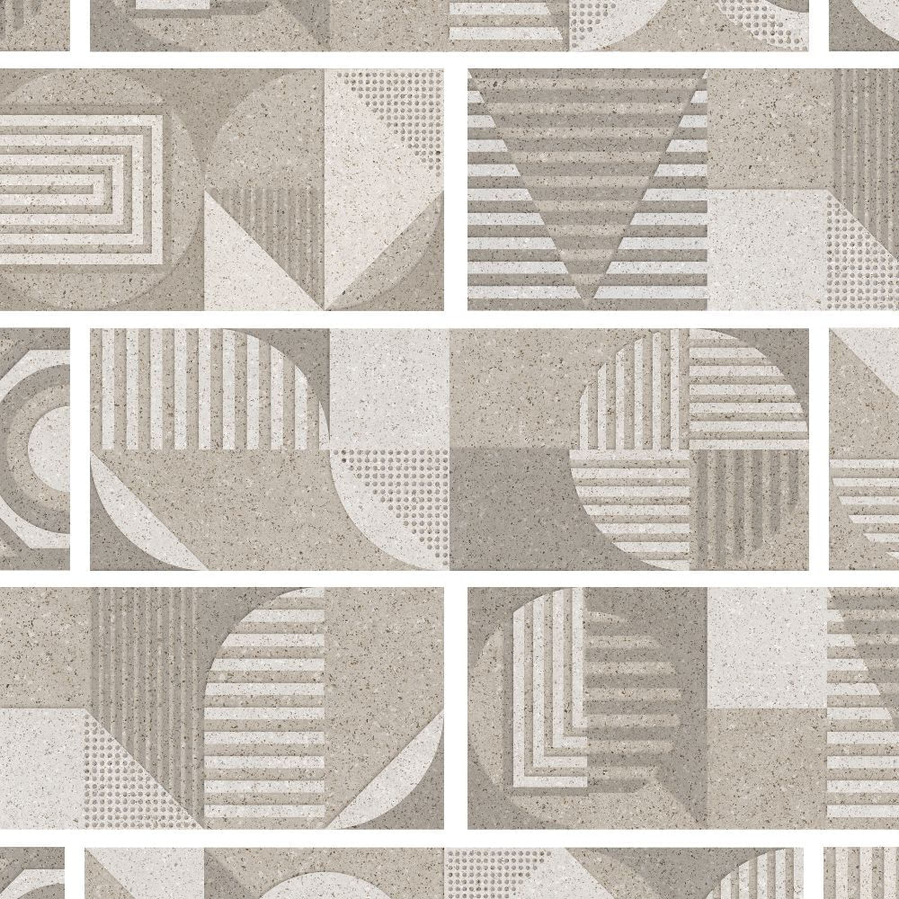Pared Graficada Estonia Decor Beige 20x60cm 1.44m2 Gala