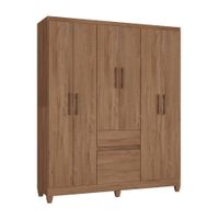 Ropero Aruba 7 Puertas 1 Cajón MDP Freijo