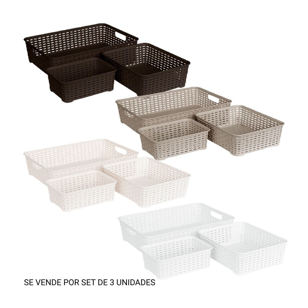 Set Canastilla Tavarua # 03 1.4L + 3L + 6.6L Reyplast