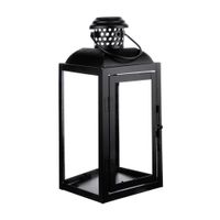 Farol Rectangular Negro 14x32cm Decore