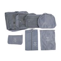 Set x 7 Organizadores de maleta para viajes Orange
