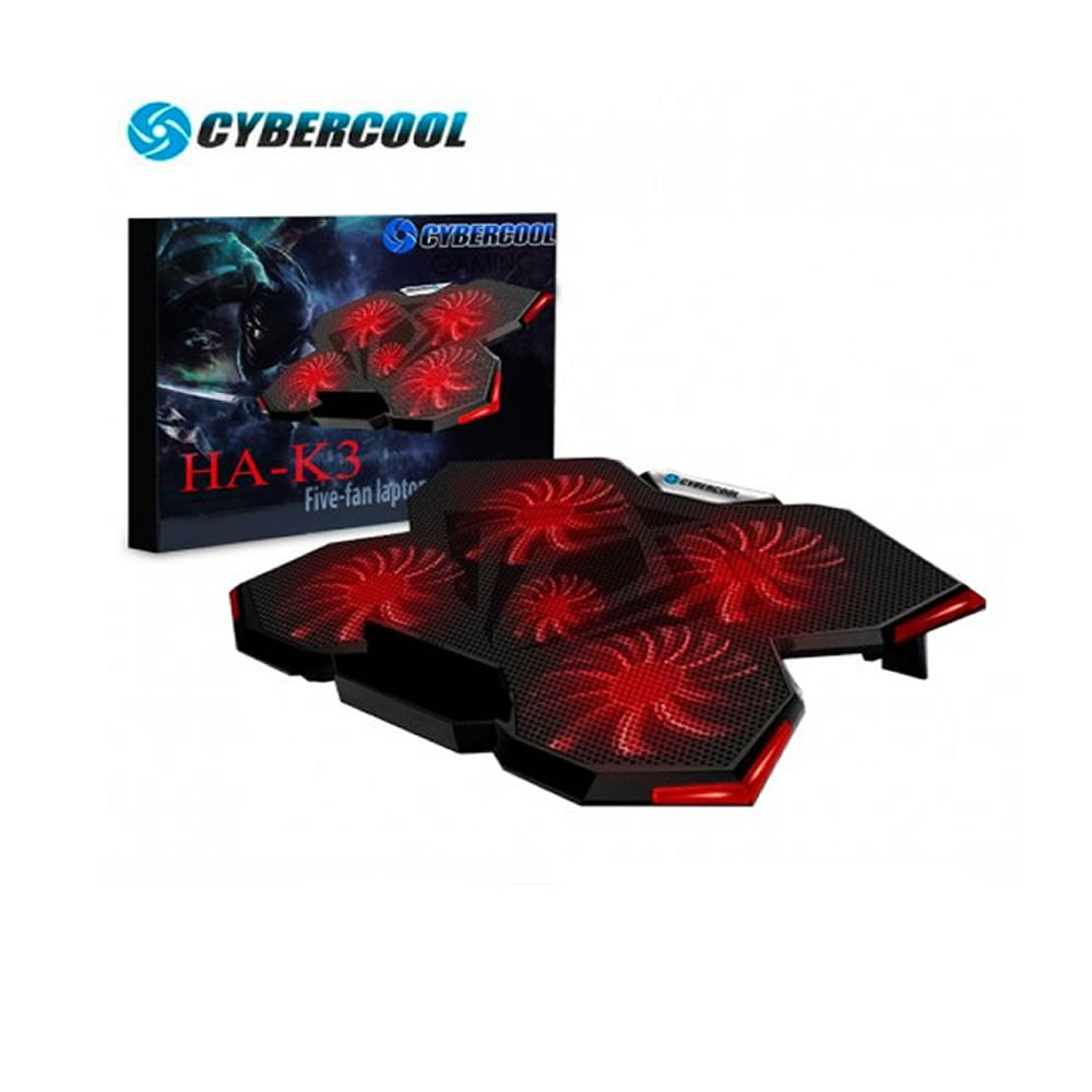 Cooler Gamer Halion Para Laptop Cybercool HA-K3