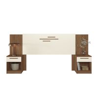 Cabecera VIVA HOME Matrimonio Loanda C/Gav. - Color Jatoba/Arena