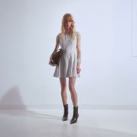 Vestido Corto Mujer Sfera Corto Antelina Blanco