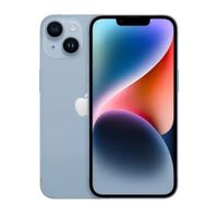 iPhone 14 128GB, 6GB ram, cámara principal 12MP + 12MP, frontal 12MP, 6.1"" - Reacondicionado Azul