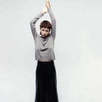 Chompa Mujer Sfera Cuello Polo Gris Metal