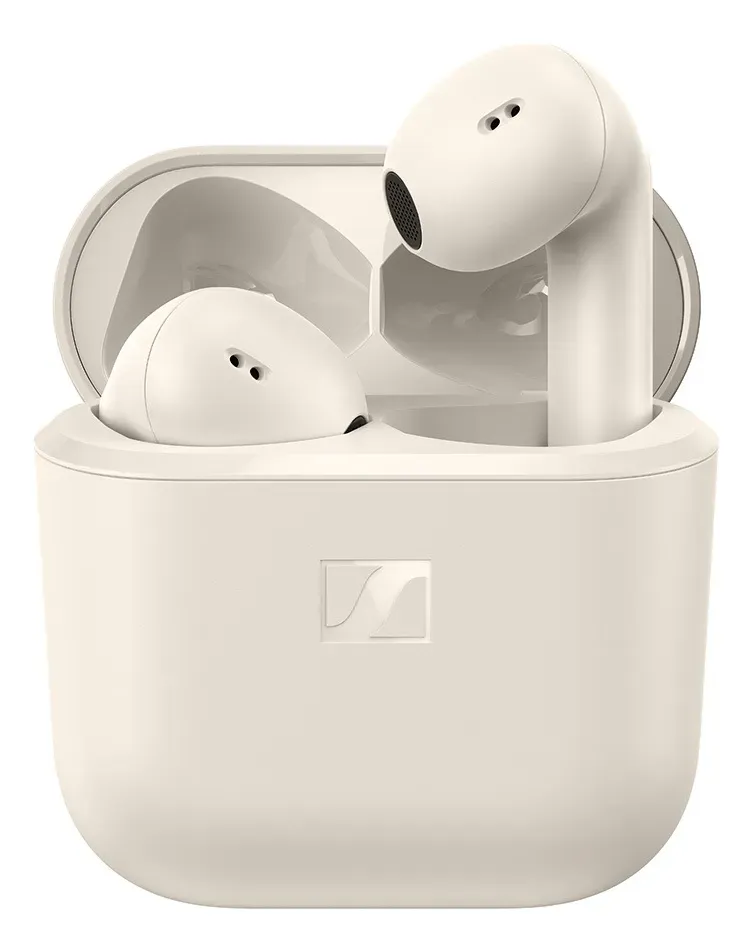 Sennheiser Accentum Open | Audífonos Bluetooth Open-Ear | Micrófono | Hasta 28H Batería | Crema