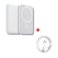 Cargador Portátil Magsafe 12000 mAh + Cable de Carga Romax Blanco