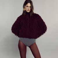 Chompa Mujer Sfera Botones Grandes Cerr Mx Burdeo