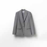 Blazer Mujer Sfera Brillo Gris