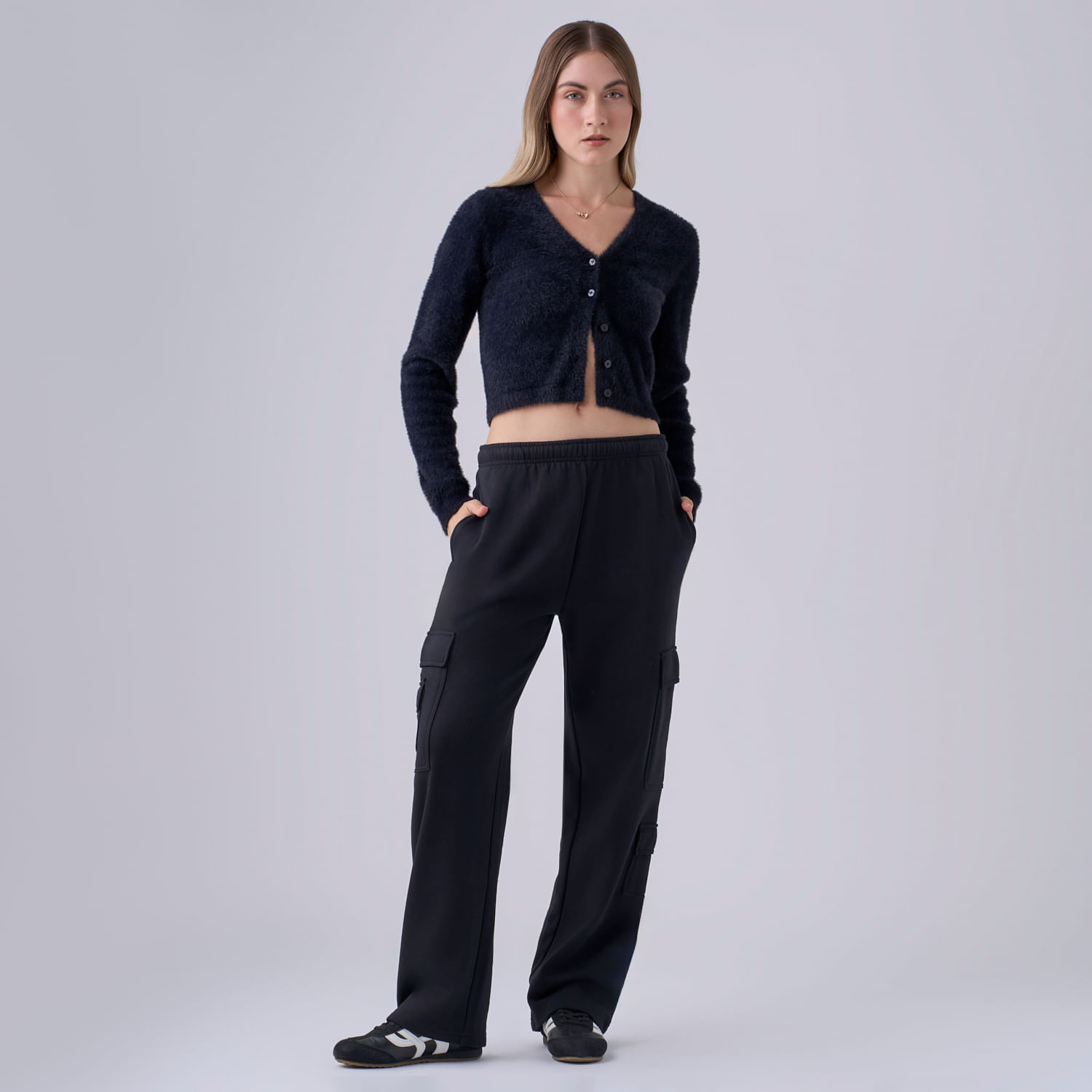 Pantalón De Buzo Mujer Cargo Hypnotic