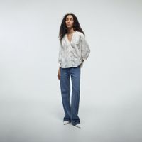 Blusa Mujer Sfera Manga Ranglan Fantasia Blanco