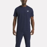 Polo Deportivo Reebok Hombre Cody Logo Crew Tee Navy