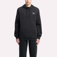 Polera Deportiva Reebok Hombre Identity Logo Hoodie Negro