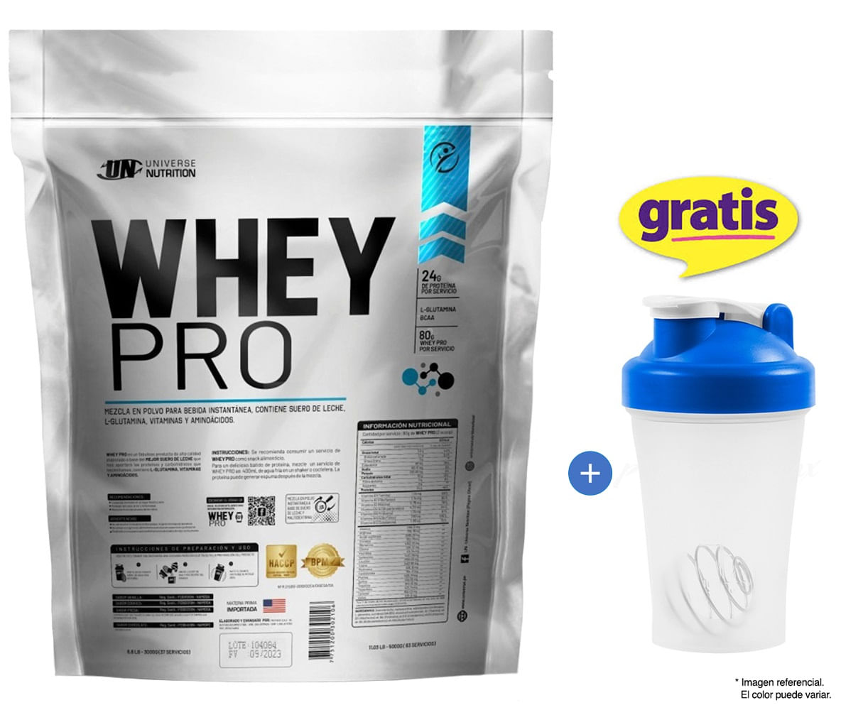 Proteína Universe Nutrition Whey Pro 3 kg Chocolate + Shaker