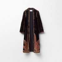 Kimono Mujer Sfera Fluida Mx Terracotta Negro