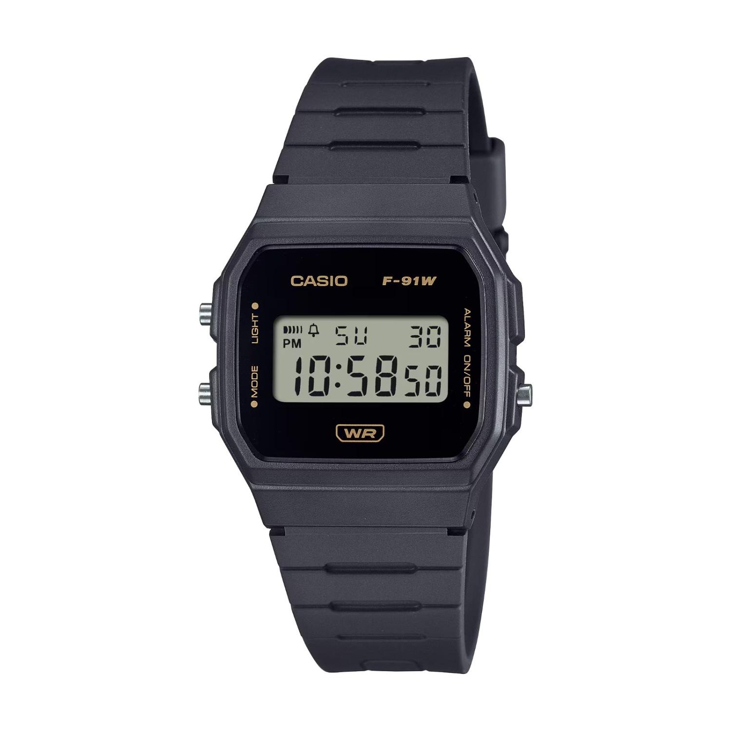 Reloj Casio F-91Wb-8Adf Unisex Negro Digital