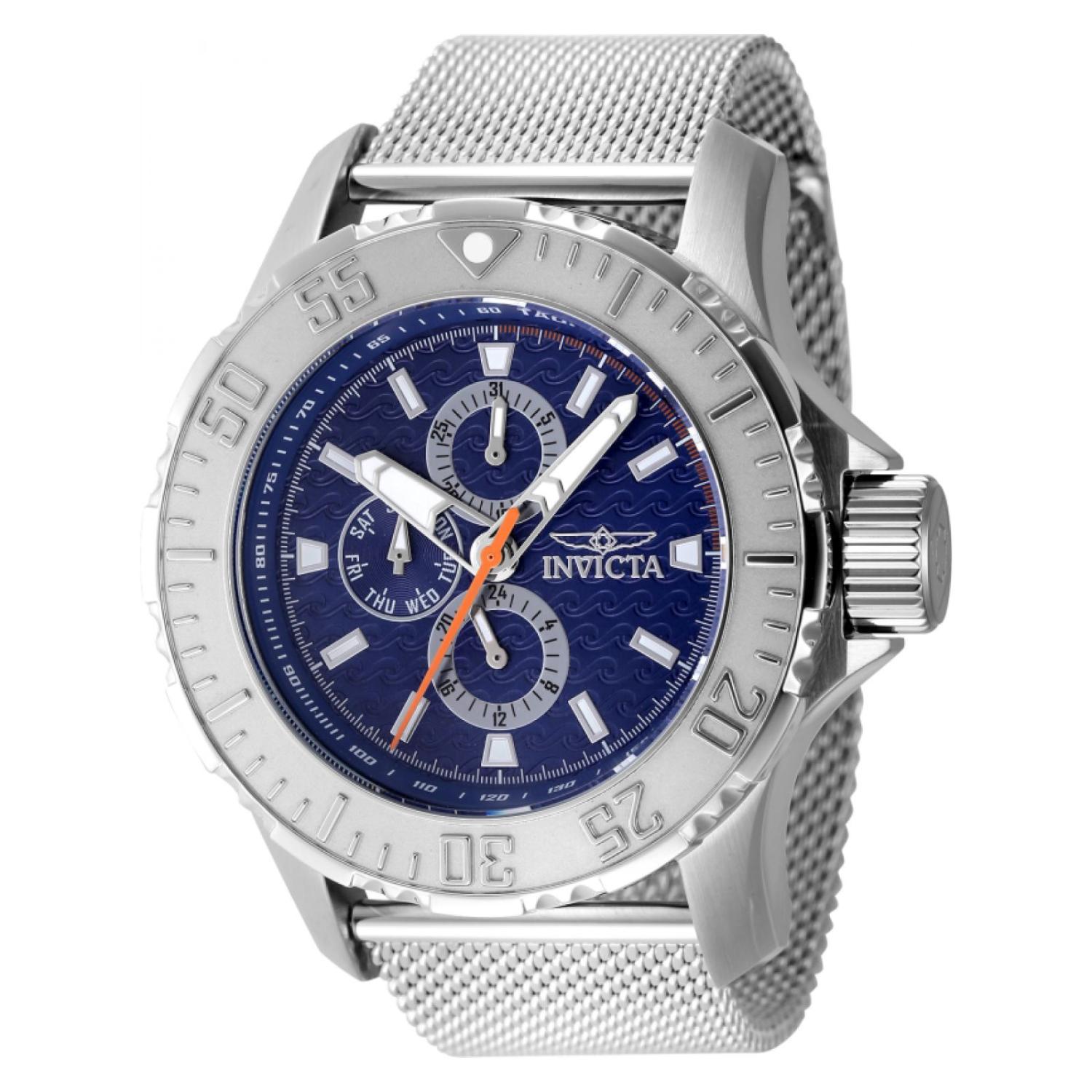 Reloj Invicta 48011 Hombre Plateado Análogo