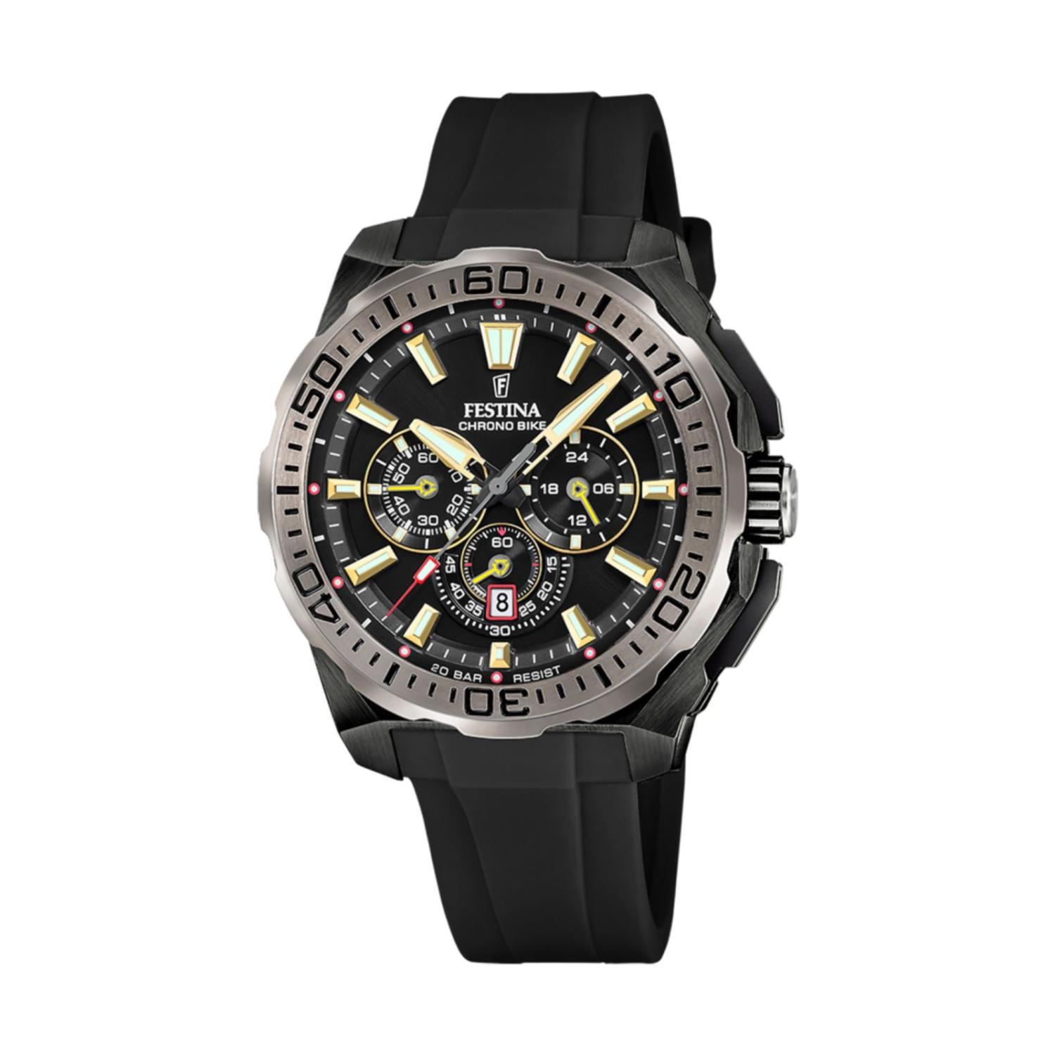 Reloj Festina F20726/3 Hombre Negro Análogo