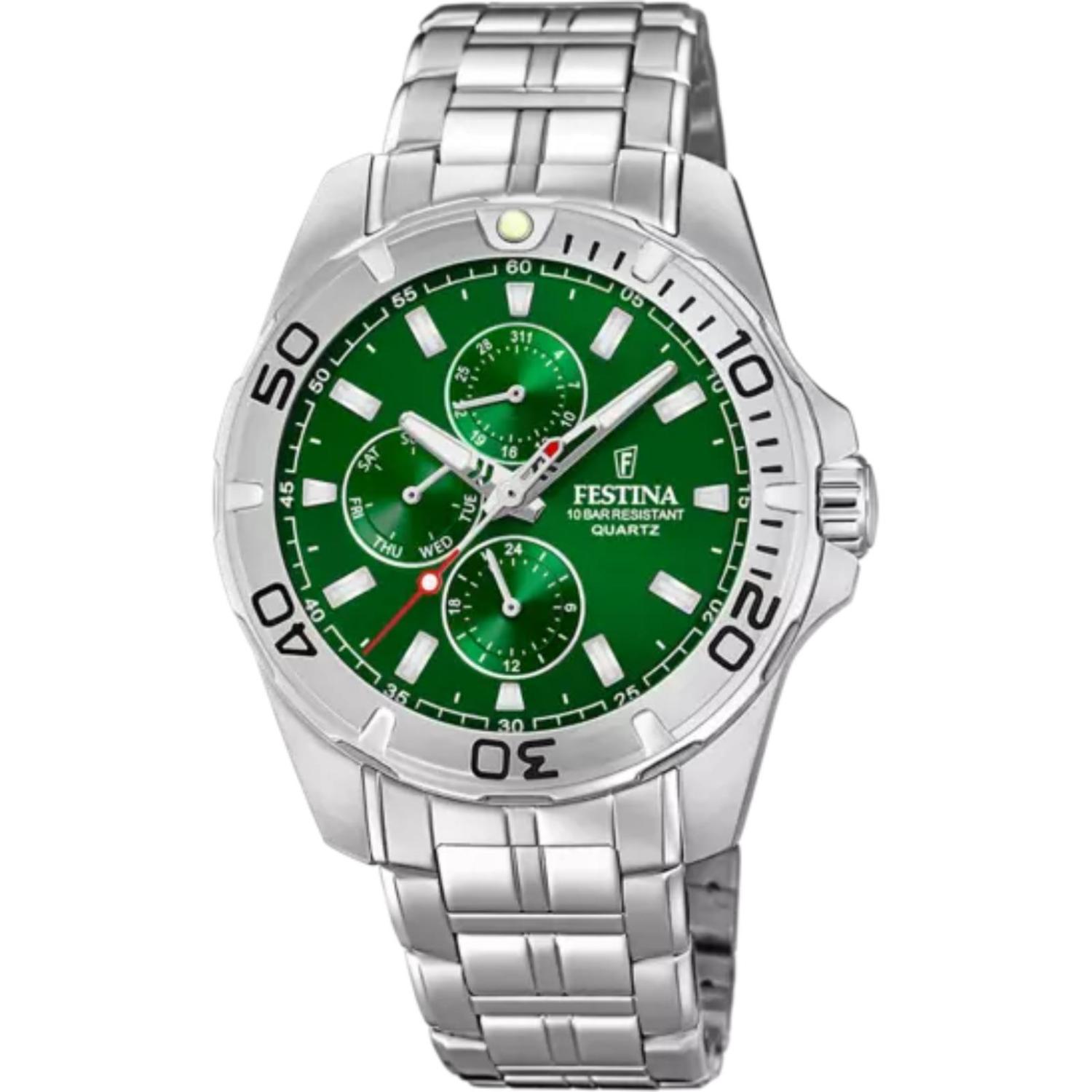 Reloj Festina F20445/7 Hombre Plateado