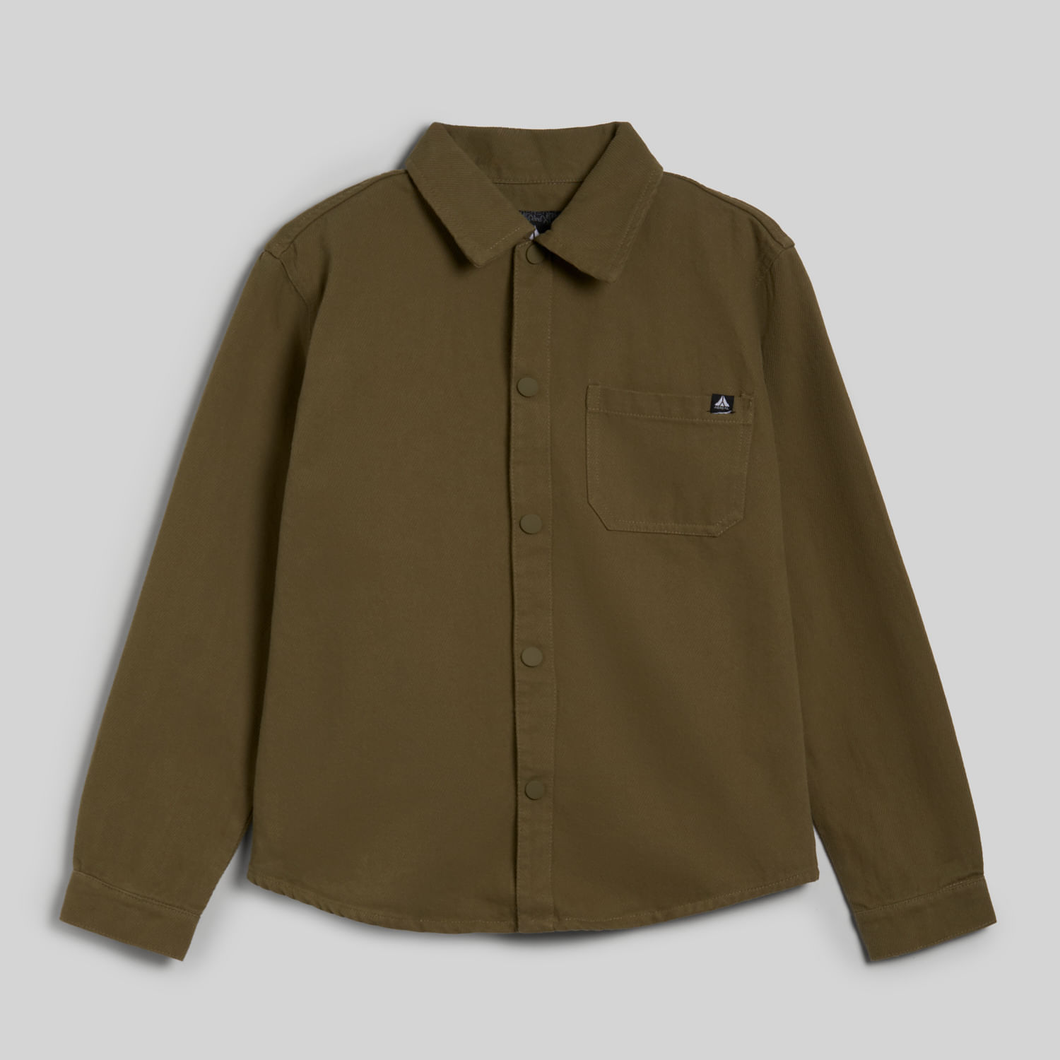 Camisa Para Teen Niño Snaps Solid Aereal