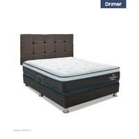 Dormitorio Praktibox Laqueada Pure Fresh 1.5 Plazas Cuadros Marron