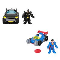 Set De Juego Imaginext Superhéroe Y Vehiculo Jfj67