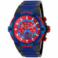 Reloj Invicta Marvel Spiderman 25782 Edición Limitada Acero Inoxidable Negro Azul Rojo