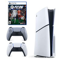 Consola PlayStation 5 + Mando Dualsense Plateado + FC 26 PlayStation 5