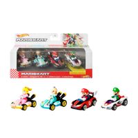 HOT WHEELS MARIO KART PACK 4 VEHICULOS MODELO B