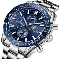 Reloj Hombre Lujo BENYAR 5140 Azul Cronógrafos