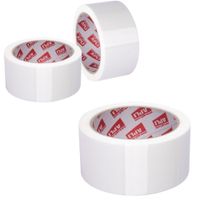 Cinta de embalaje de colores 200 Yardas - Blanco / Pack 12 / Blanco