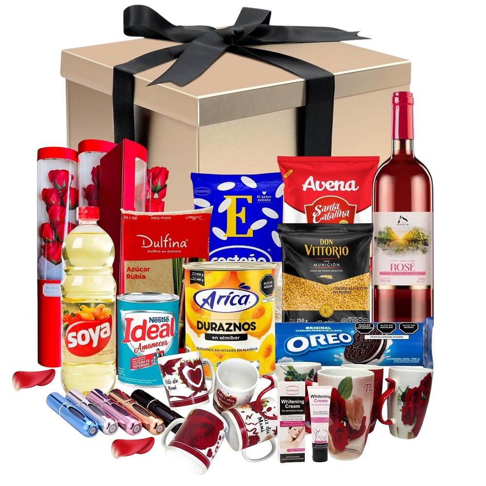 CANASTA DE VIVERES REGALOS LA MAMA PERFECTA