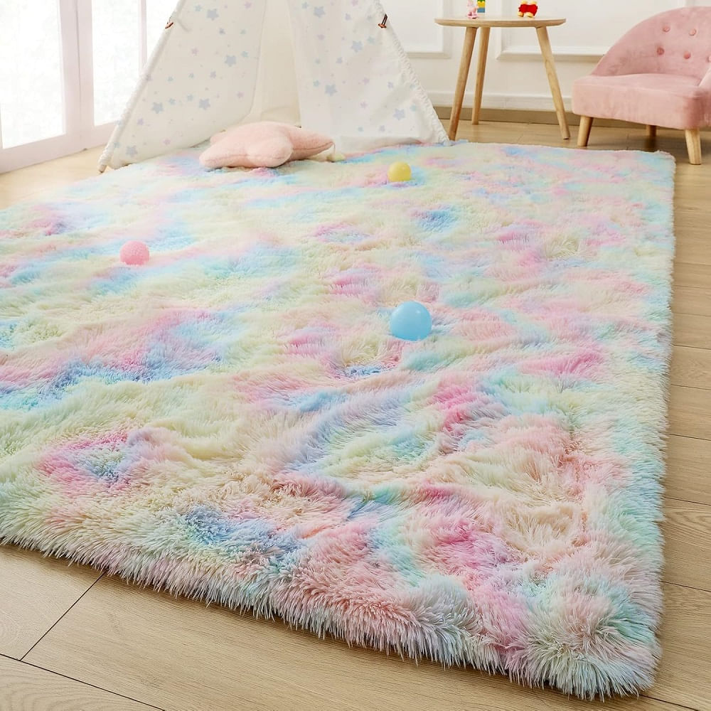 Alfombra de felpa piso de terciopelo para sala 140cm x 2m