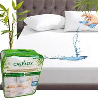 Protector impermeable para colchon 2 plazas / Blanco / Blanco / 2 plazas