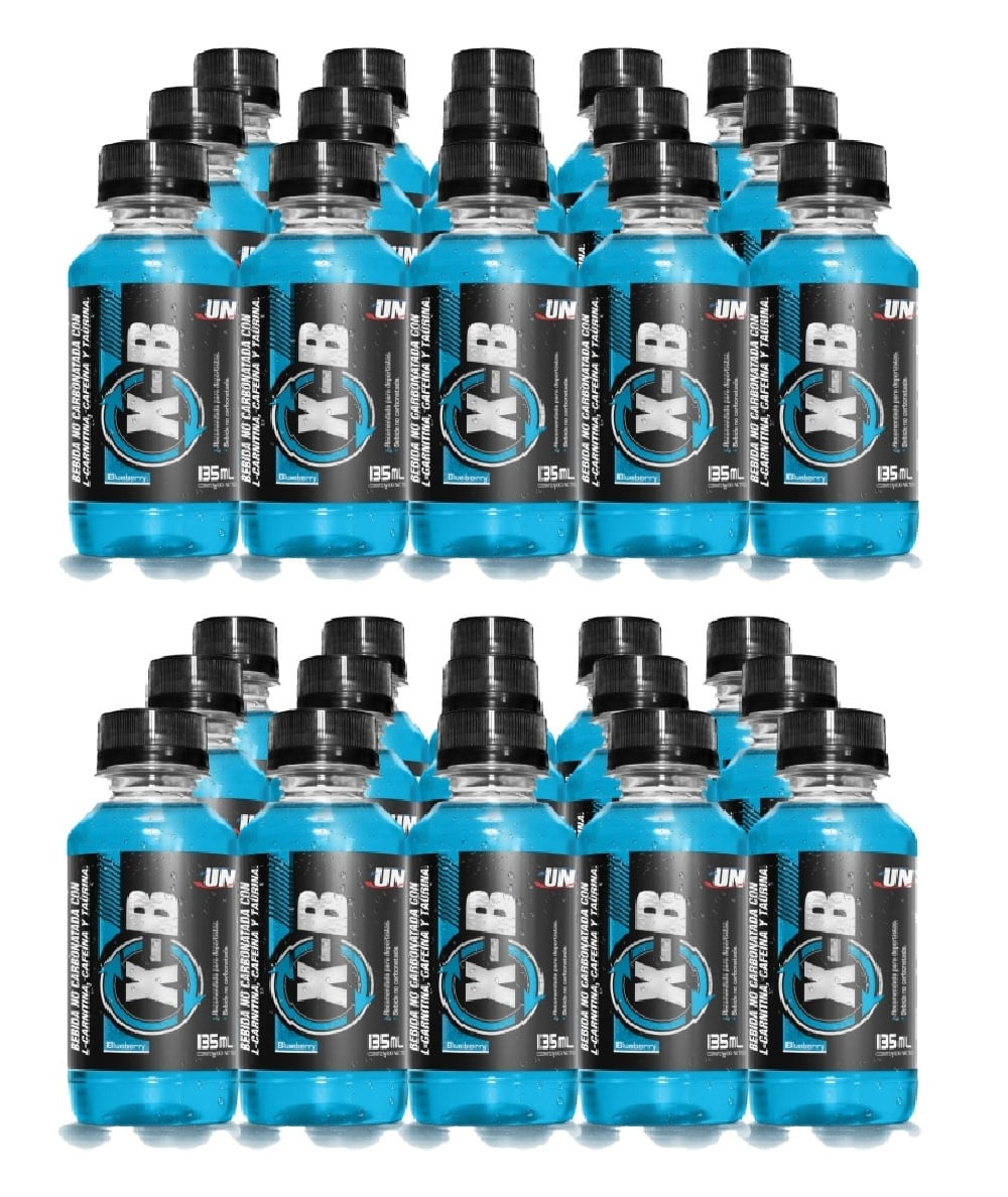 XB 2 Paquetes De 15 Botellas 135ml L-Carnitina Blueberry