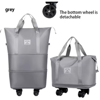 Maleta Bolso de Viaje Expandible con Ruedas - GRIS