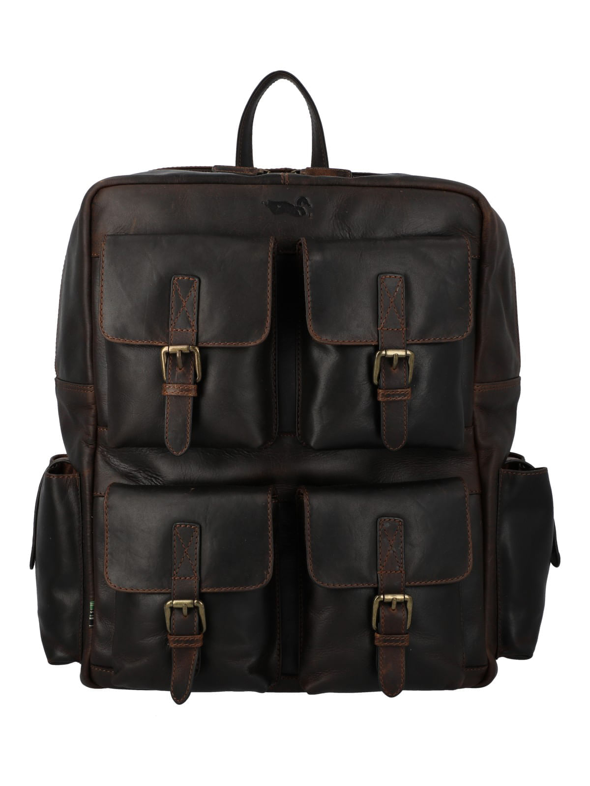 Mochila Cuero Unisex Tc Wolff Back Marrón Rockford