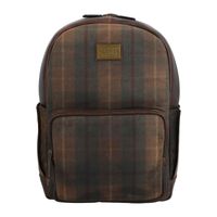 Mochila Canvas Engrasado Inglés Y Cuero Unisex Uk Cardiff Back Marrón Rockford