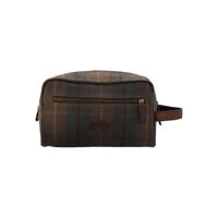 Neceser Canvas Engrasado Inglés Y Cuero Unisex Uk Windsor Toiletry Marrón Rockford