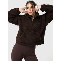 Polar Para Mujer Mid Zip Sherpa Marrón Bsoul