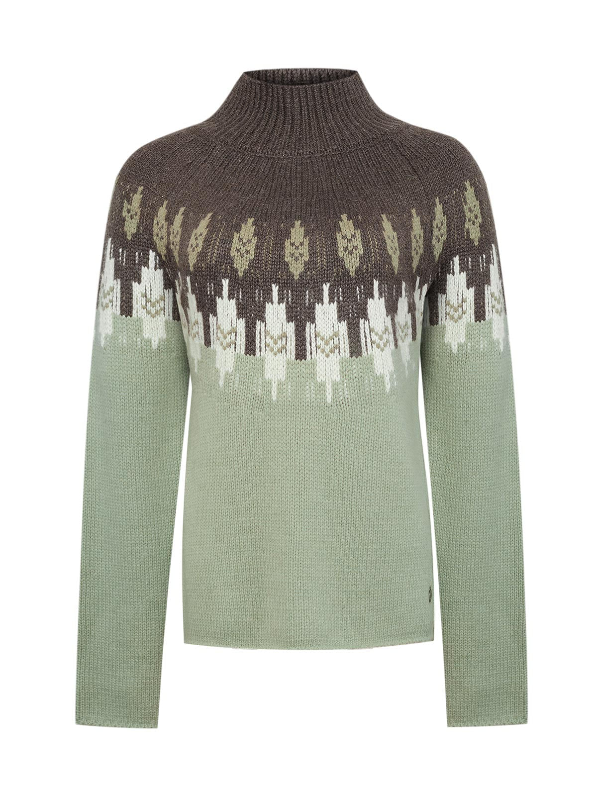 Sweater Lana/Nylon Para Mujer Mountain Verde Rockford