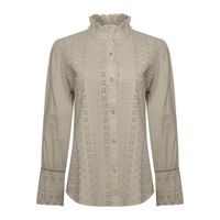 Blusa M/L Algodón Orgánico Para Mujer Petunia Verde Rockford
