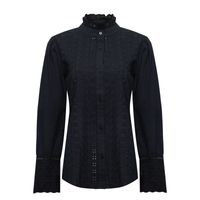 Blusa M/L Algodón Orgánico Para Mujer Petunia Azul Rockford