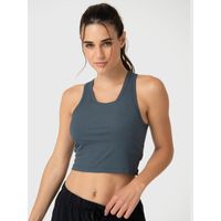 Bra Para Mujer Modal Rib Aloe Gris Bsoul