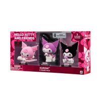 Pack X3 Figuras Kuromi 10 Cm Hello Kitty & Friends